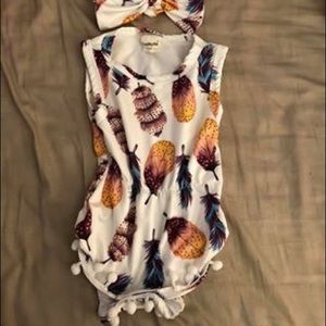 Infant Girl Romper 0-3m